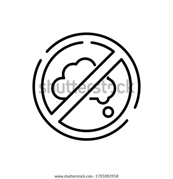 Zero Emission vector illustration.\
Technology & Smart Working symbol line icon.\
