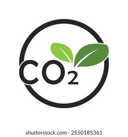 zero emissions icon. clean air, ecology and environment symbol design template  