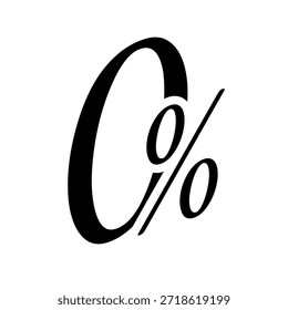 Zero taxas ícone definido, selo. Ícone de certificado vetorial. Ilustração vetorial