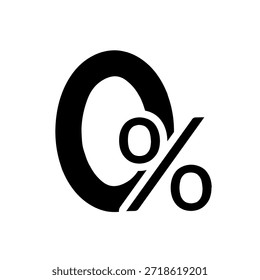 Zero taxas ícone definido, selo. Ícone de certificado vetorial. Ilustração vetorial