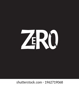 Zero logo - initials number 0 monogram vector