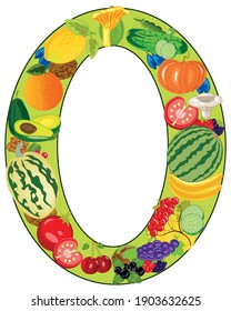 Zero in the manner of fruit and vegetables