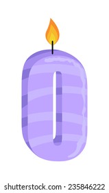 Zero Number Candle
