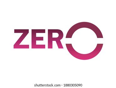 Zero original monogram logo design vector template