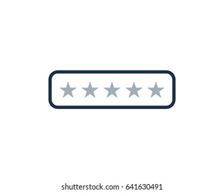 Zero Rating Testimonial Icon Logo Design Element