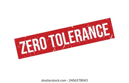 Zero Tolerance Rubber Stamp Seal Vector