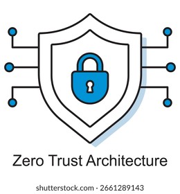 Ícone Arquitetura de Confiança Zero, Arquitetura de Confiança Zero: Protegendo o Acesso em um Mundo Sem Confiança, Além dos Perímetros: Adotando a Confiança Zero para a Segurança Cibernética Moderna, vetores