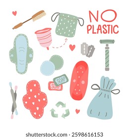 Zero Waste Beauty Kit – Eco-Friendly Reusable Items for a Sustainable Lifestyle. Save the Planet with a Zero Waste Essentials Collection