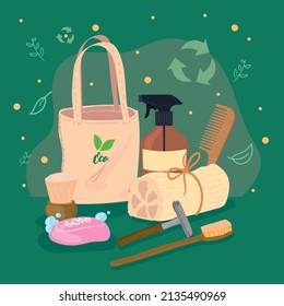 zero waste cartel with items