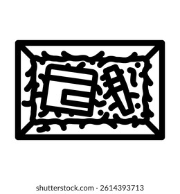 zero waste cosmetic packaging line icon vector. zero waste cosmetic packaging sign. isolated contour symbol black illustration