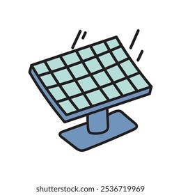 Ilustração de Doodle de Desperdício Zero - Placa de Luz UV