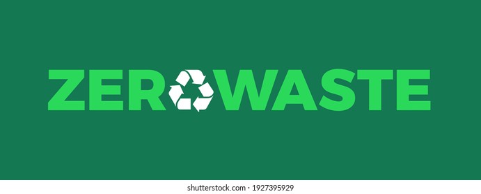 Zero Waste Ecological Flat Color Design Icon