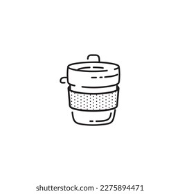 Zero waste ecology coffee cup icon. 