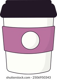Zero Waste Element in Flat Cartoon Design. Flat Vector Illustration