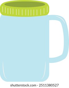 Elemento de desperdicio cero sobre fondo blanco. Ilustración vectorial gráfica plana.
