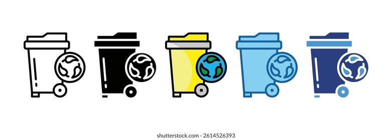 Zero Waste Icon Element For Design