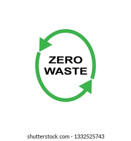 Zero Waste Icon. Environment Managerial Illustration. Applied as Trendy Symbol for Design Elements, Websites, Presentation and Application - Vector.   