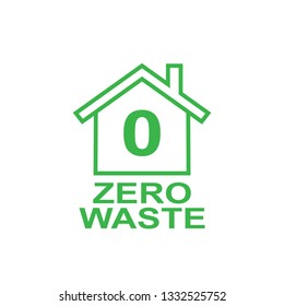 Zero Waste Icon. Environment Managerial Illustration As A Simple Vector Sign & Trendy Symbol for Design and Ecology Websites, Presentation or Mobile Application.