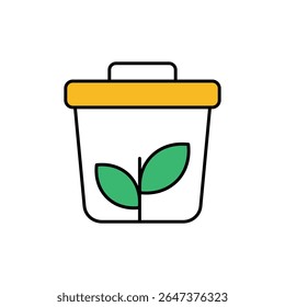 Zero Waste Icon vector stock illustration