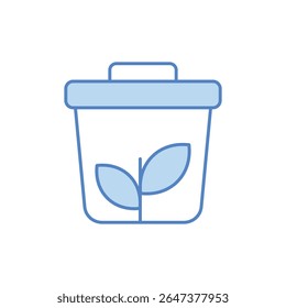 Zero Waste Icon vector stock illustration