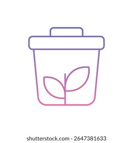 Zero Waste Icon vector stock illustration