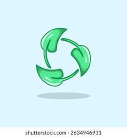 Ilustração do conceito de vida sustentável eco-amigável do estilo de vida do desperdício zero