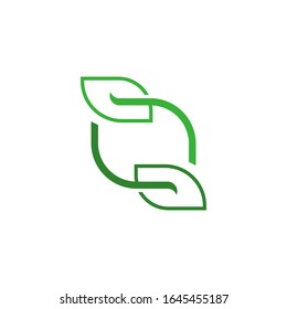 Zero waste logo template vector icon design