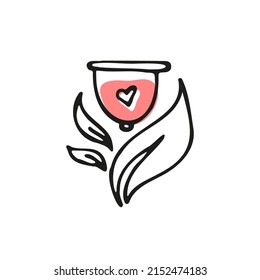 Cero vasos menstruales en las manos. Protección ecológica de la mujer en días críticos