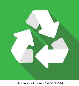 Icono de reciclaje de reutilización de residuos cero