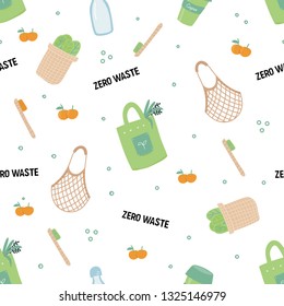 Zero waste seamless pattern