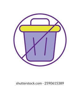 Zero Waste Strategies for Sustainability vector stock icon