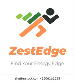 Zest Edge Business Name and Logo for energy drink 