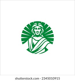 zeus abstract mascot logo design