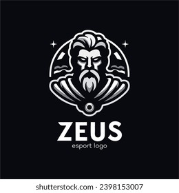 Zeus e-sport logo design inspiration concept, power and strong