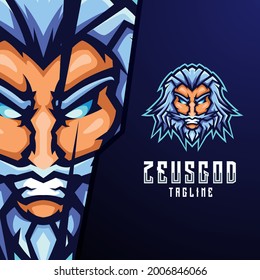 Zeus God e sport logo template