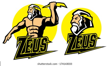Zeus God Mascot
