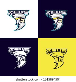 Zeus god sport logo design