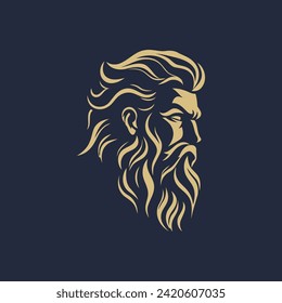 Zeus logo design vector illustration
