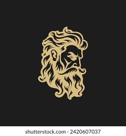 Zeus logo design vector illustration
