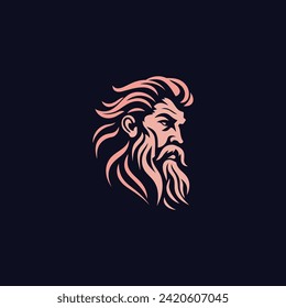 Zeus logo design vector illustration
