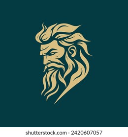 Zeus logo design vector illustration
