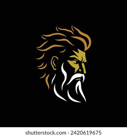 Zeus-Logo-Design, Vektorgrafik

