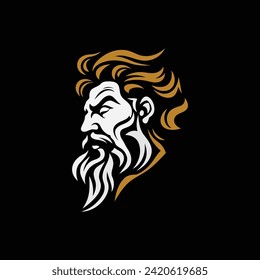 Zeus logo design vector illustration
