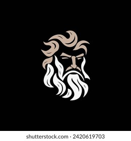 Zeus logo design vector illustration
