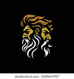 Zeus logo design vector illustration
