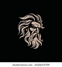 Zeus logo design vector illustration
