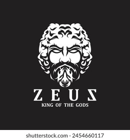 Zeus logo design vector illustration. suitable for any business, gaming brand and brand company