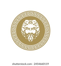 Zeus logo design vector illustration. suitable for any business, gaming brand and brand company