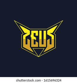 Zeus thunders logo concept. Zeus god