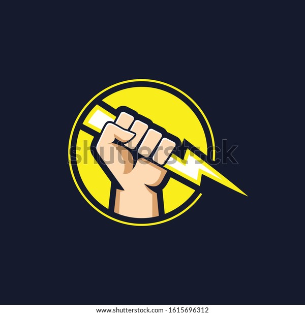 Zeus Thunders Logo Concept Zeus God Stock Vector (Royalty Free ...